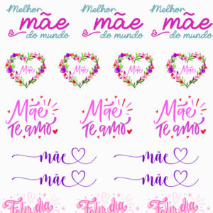 Cartela DTF UV A4 Mães