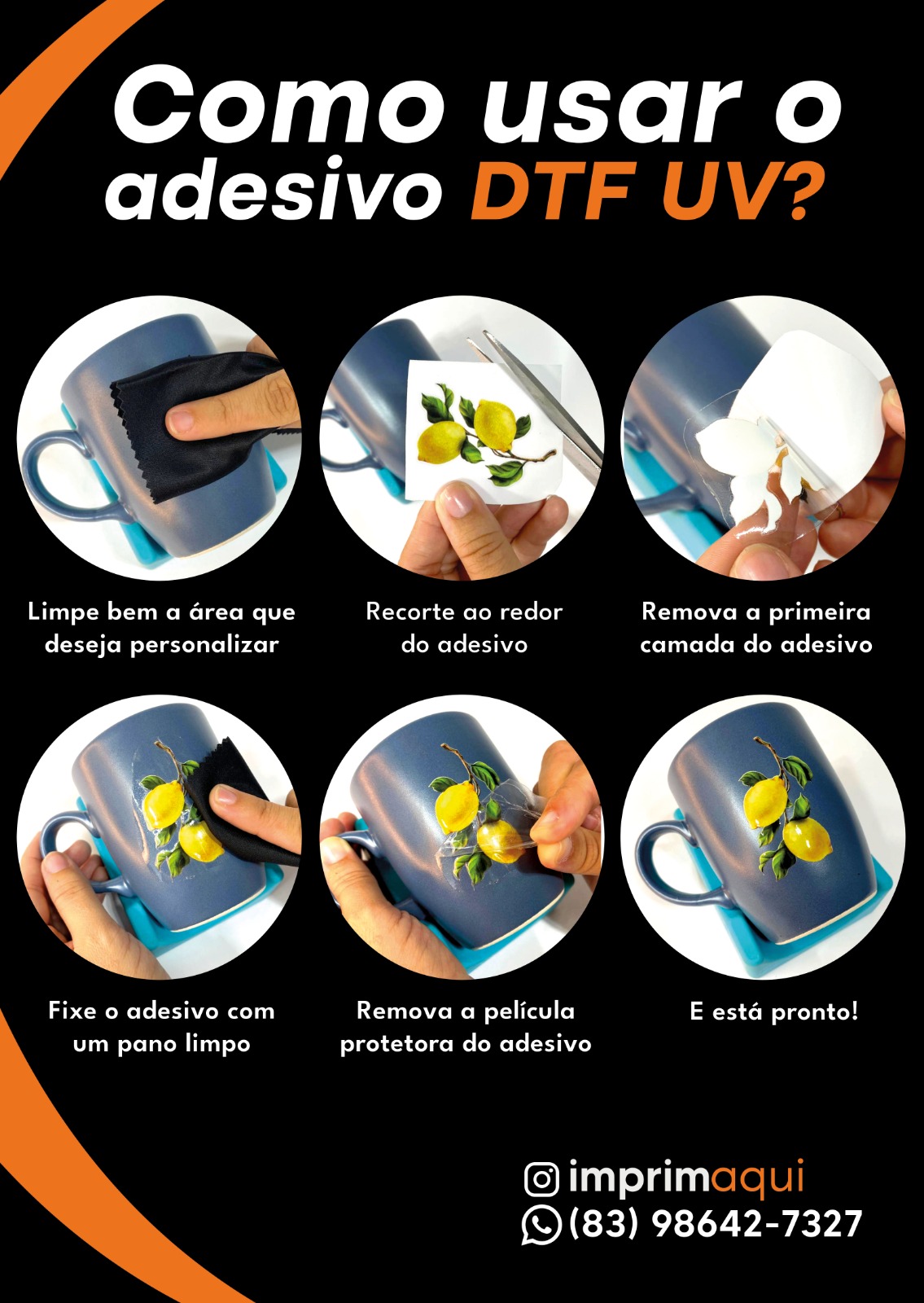 DTF UV Como utilizar